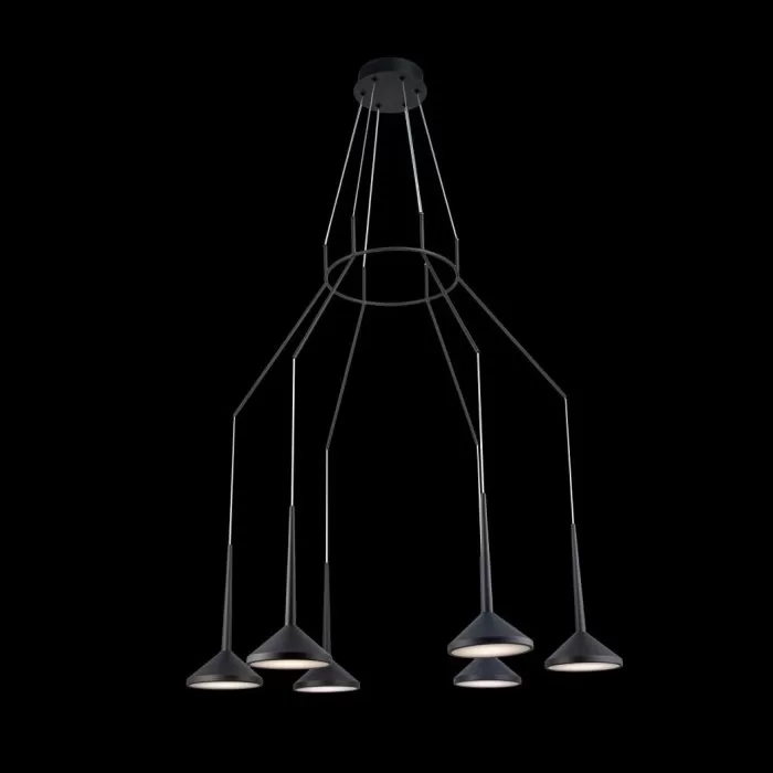 LP5013-6P Lustra Mar Lampardi 6x45w LED/H80-140cm D87cm - img 2