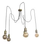LP523-1P Suspensie (Bronze)  Lampardi 1x60w E27/ H20-150cm D6cm - img 3