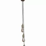 LP523-1P Suspensie (Bronze)  Lampardi 1x60w E27/ H20-150cm D6cm - img 5