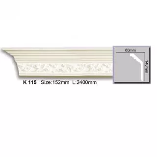 K115 Cornisa cu ornament Harmony 140x60x2400