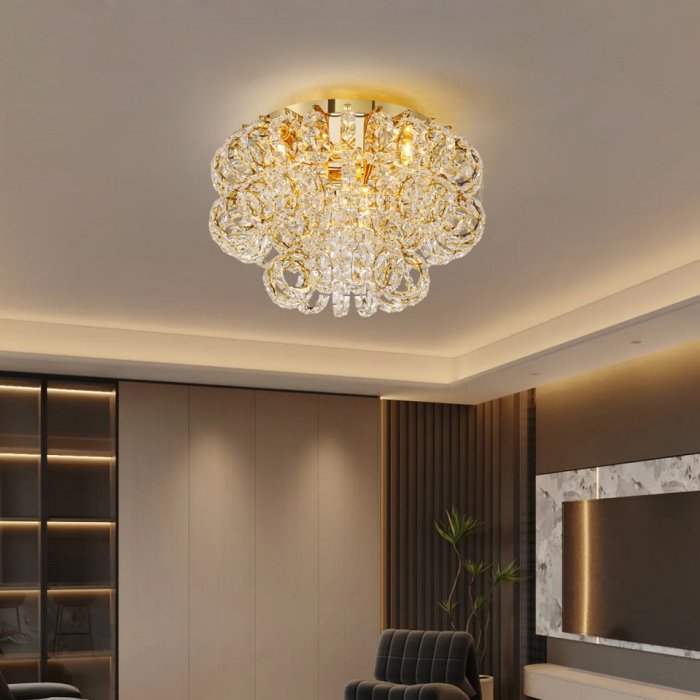 CLN1007-D50C Aplica Ringlux Cellini gold 8E14D500*H370 - img 2