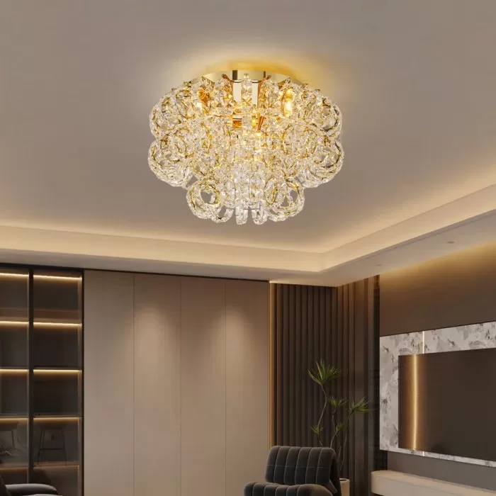 CLN1007-D50C Aplica Ringlux Cellini gold 8E14D500*H370 - img 2