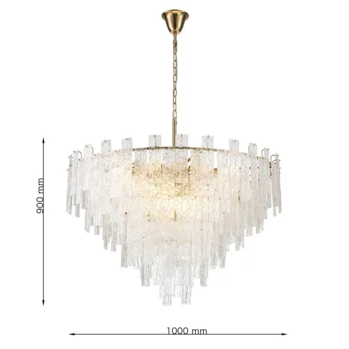 CLN133-D100 Lustra ICELUX Cellini D1000*H680 / E14*20 - img 3