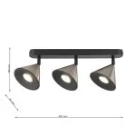 LP9032-3WC Suspensie black and grey HORN Lampardi  - img 3