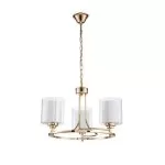 LP468-3 Lustra Milton Gold Lampardi 3x40w E14/H40-110cm D45cm - img 4
