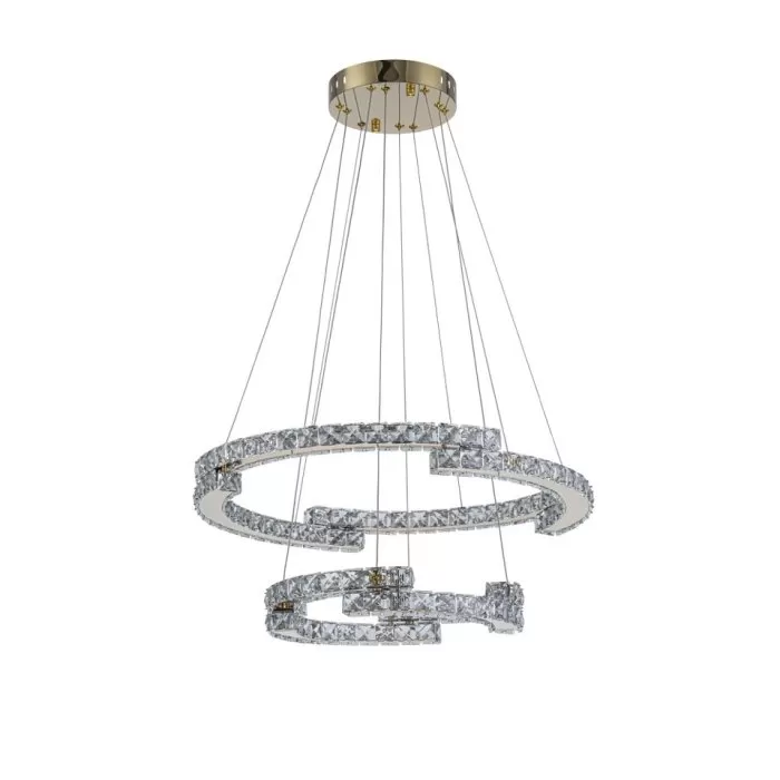 LP135-D60-40 Lustra Infinity Lampardi gold 600x400mm - img 4