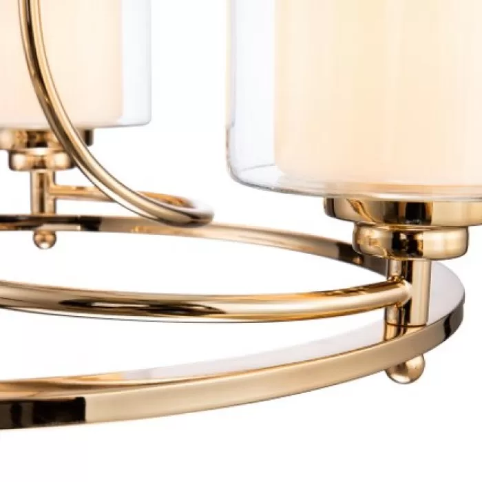LP468-3 Lustra Milton Gold Lampardi 3x40w E14/H40-110cm D45cm - img 10