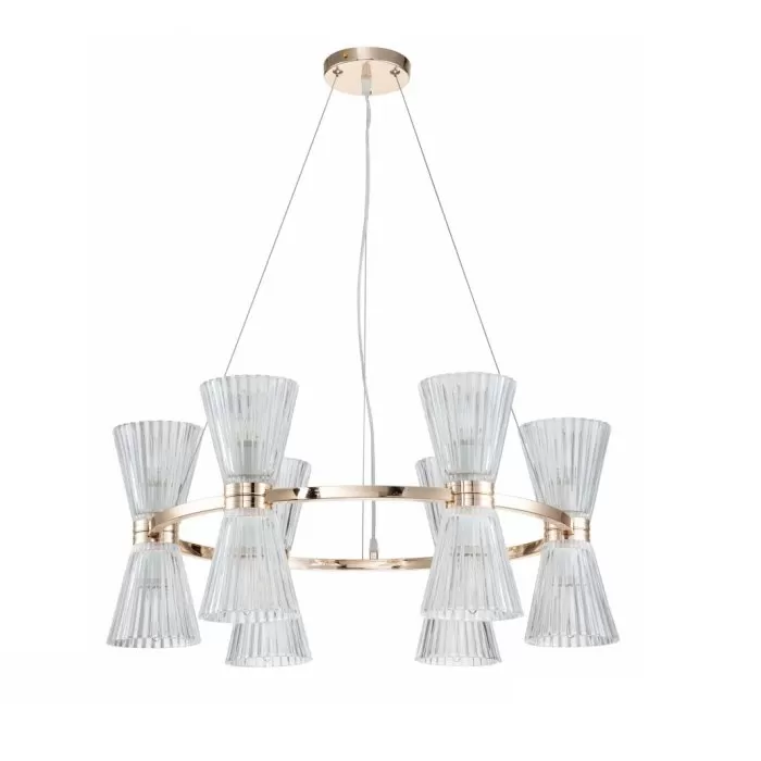 LP4003-12 Lustra Cliper Lampardi 12x40w E14/H50-1200cm D65cm - img 4