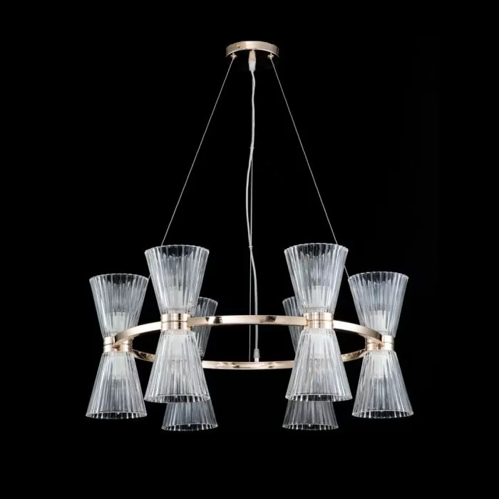 LP4003-12 Lustra Cliper Lampardi 12x40w E14/H50-1200cm D65cm - img 2