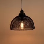 FL683-D35 Lustra Sombra Flitz Metal black E27/1 35*38cm - img 2