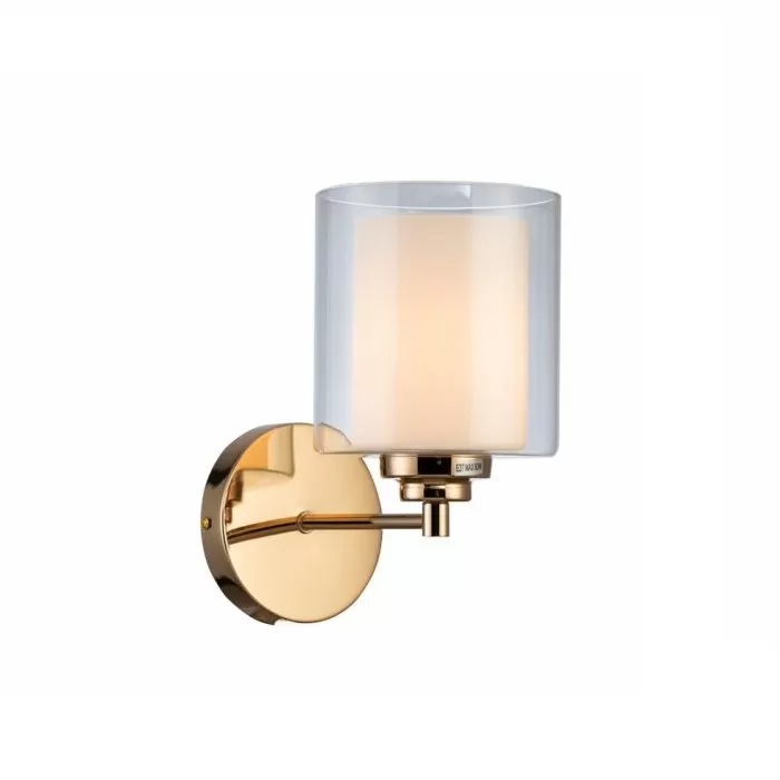 LP468-1W Aplica Milton Gold Lampardi 1x40w E14/H22cm D15cm - img 1