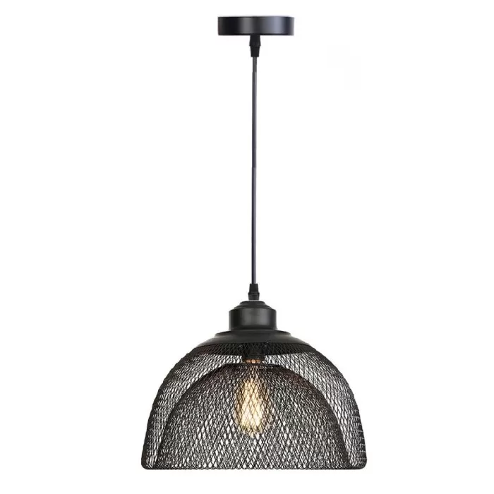 FL683-D35 Lustra Sombra Flitz Metal black E27/1 35*38cm - img 1