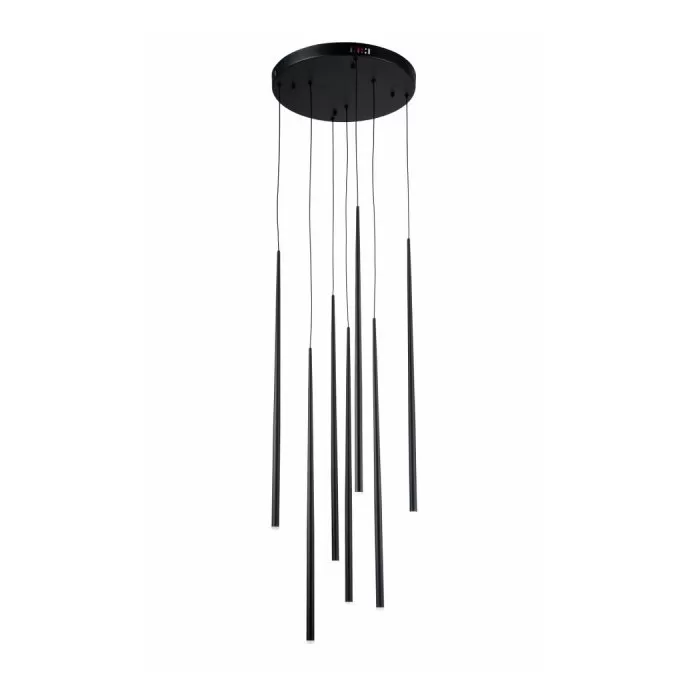 LP5015-7P Lustra Drop Lampardi 7x20w LED/H70-180cm D40cm - img 3