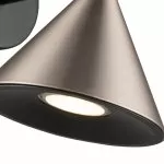 LP9032-1W Spot black and grey HORN Lampardi  - img 5