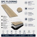 NG61140-65-XL Laminat SPC Plank XL 228*1830*6 mm, 1 cut/6pcs=2.503m2 - img 2