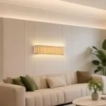 LP5258-L40W Lustra Ligno Lampardi 400*80*100MM/LED*18~19W 3000~6000K - img 2