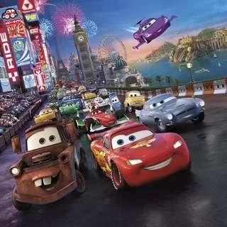 4-401 Cars Race 254*184 cm
