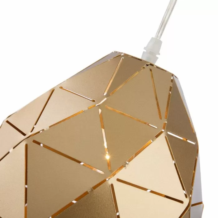 LP478-1P Suspensie Dallas Gold Lampardi 1x60w E27/H50-110cm D18cm - img 5