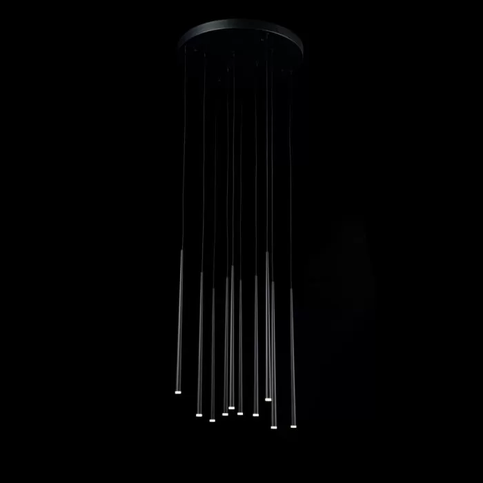 LP5015-12P Lustra Drop Lampardi 12x30w LED/H70-180cm D50cm - img 2
