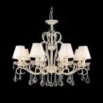 LP452-8 Lustra Victoria II Lampardi 8x40w E14/ H72-120cm D80cm - img 1