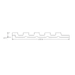 IDW971-W-H280 Panou duropolimer 120*15*2800mm (19 buc-1 cutie) - img 4