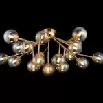 LP469-20C Lustra Megapolis Gold Lampardi 20x40w G9/ H32cm D80cm - img 2
