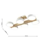 FL636-6  Lustra  NORDIC Flitz 2*39W D650*330*170 - img 3