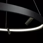 LP497-D80 Lustra Imno Black Lampardi 1x65w LED/H40-120cm D80cm - img 6