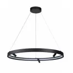 LP497-D80 Lustra Imno Black Lampardi 1x65w LED/H40-120cm D80cm - img 3
