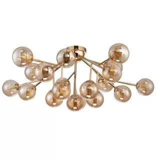 LP469-20C Lustra Megapolis Gold Lampardi 20x40w G9/ H32cm D80cm