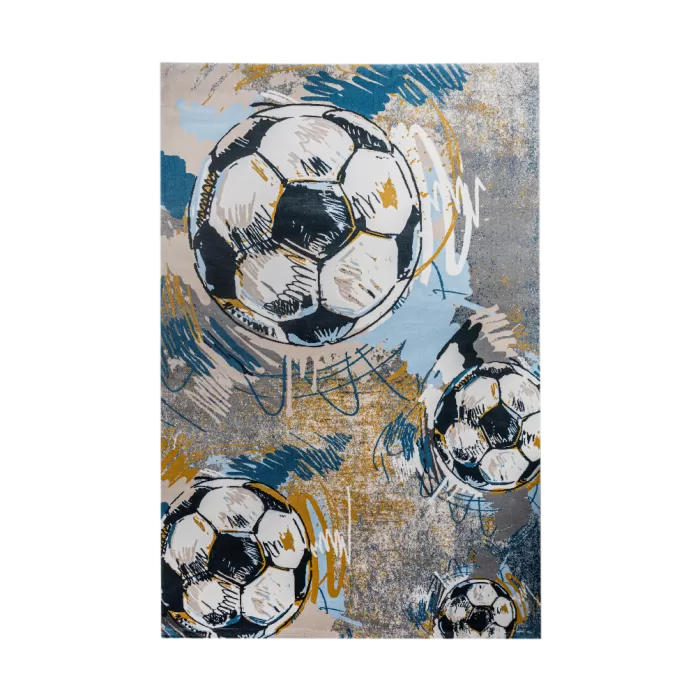 KD14A Fotbal Covor Hello Kidz 200 x 290 Royal - img 2