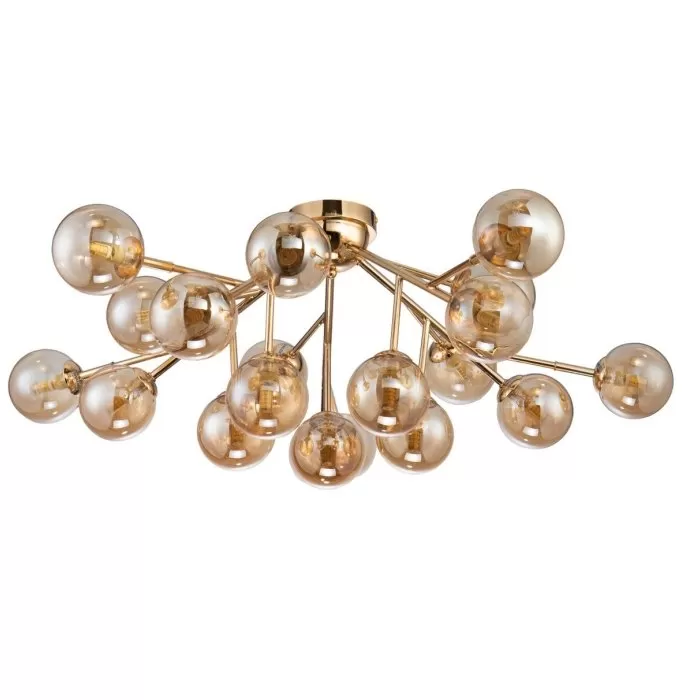LP469-20C Lustra Megapolis Gold Lampardi 20x40w G9/ H32cm D80cm - img 1