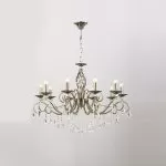 LP289-10 Lustra Grazia Antic Lampardi 10x40w E14/ H63-115cm D86cm - img 2