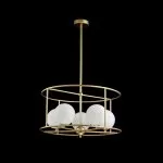 LP4007-D51 Lustra Sphere Lampardi 5x50w G9/H50-100cm D51cm - img 3