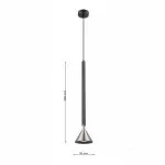 LP9032-1P Suspensie black and grey HORN Lampardi  - img 3