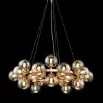 LP469-25P Suspensie Megapolis Gold Lampardi 25x40w G9/ H50-130cm D73cm - img 2