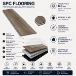 NG61140-44-XL Laminat SPC Plank XL 228*1830*6 mm, 1 cut 6pcs=2.503m2 - img 2