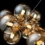 LP469-25P Suspensie Megapolis Gold Lampardi 25x40w G9/ H50-130cm D73cm - img 3
