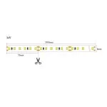 VL-SMD2835-120P-9W-8MM-24V-IP20-OL Banda led 5m/rola - img 3