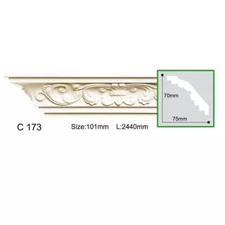 C173-8 Cornisa cu ornament  Gaudi Decor 70x75x2440