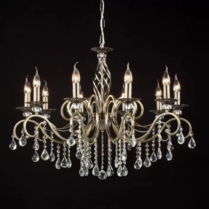 LP289-10 Lustra Grazia Antic Lampardi 10x40w E14/ H63-115cm D86cm - img 3