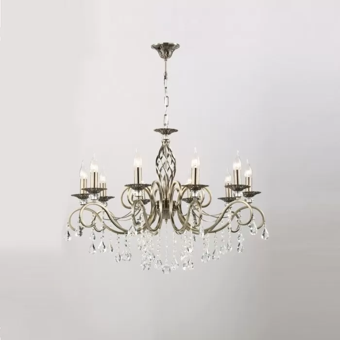 LP289-10 Lustra Grazia Antic Lampardi 10x40w E14/ H63-115cm D86cm - img 2