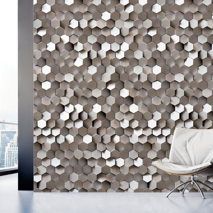 A34701 3D panel vinyl 2.80*1.59m Grandeco  - img 2