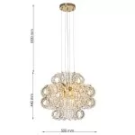 CLN1007-D50P Aplica Ringlux Cellini gold 8E14D500*H440 - img 3