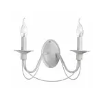 LP291-2W Aplica Ada White Lampardi 2x40w E14/ H22cm D36cm - img 1