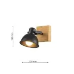 LP757-1W Aplica Lampardi Forge - img 3