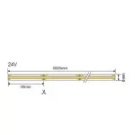 VL-COB320-10W-8mm-24V-IP20-4000K-OL Banda led 5m/rola - img 3