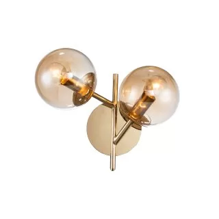 LP469-2W Aplica Megapolis Gold Lampardi 2x40w E14/H16cm D25cm