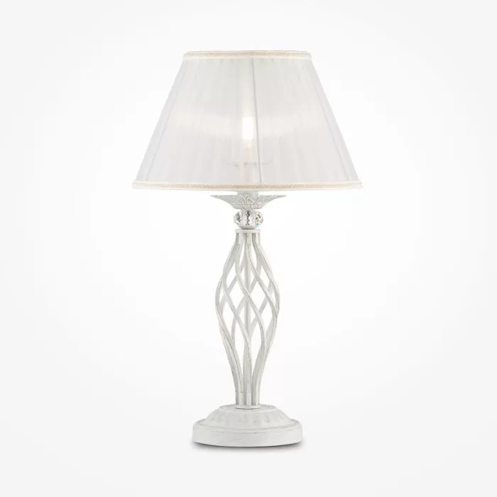 LP290-1T Veioza Grazia White Lampardi 1x40w E14/ H54cm D32cm - img 1