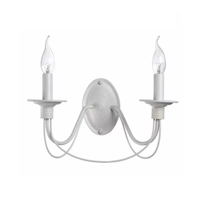LP291-2W Aplica Ada White Lampardi 2x40w E14/ H22cm D36cm - img 1